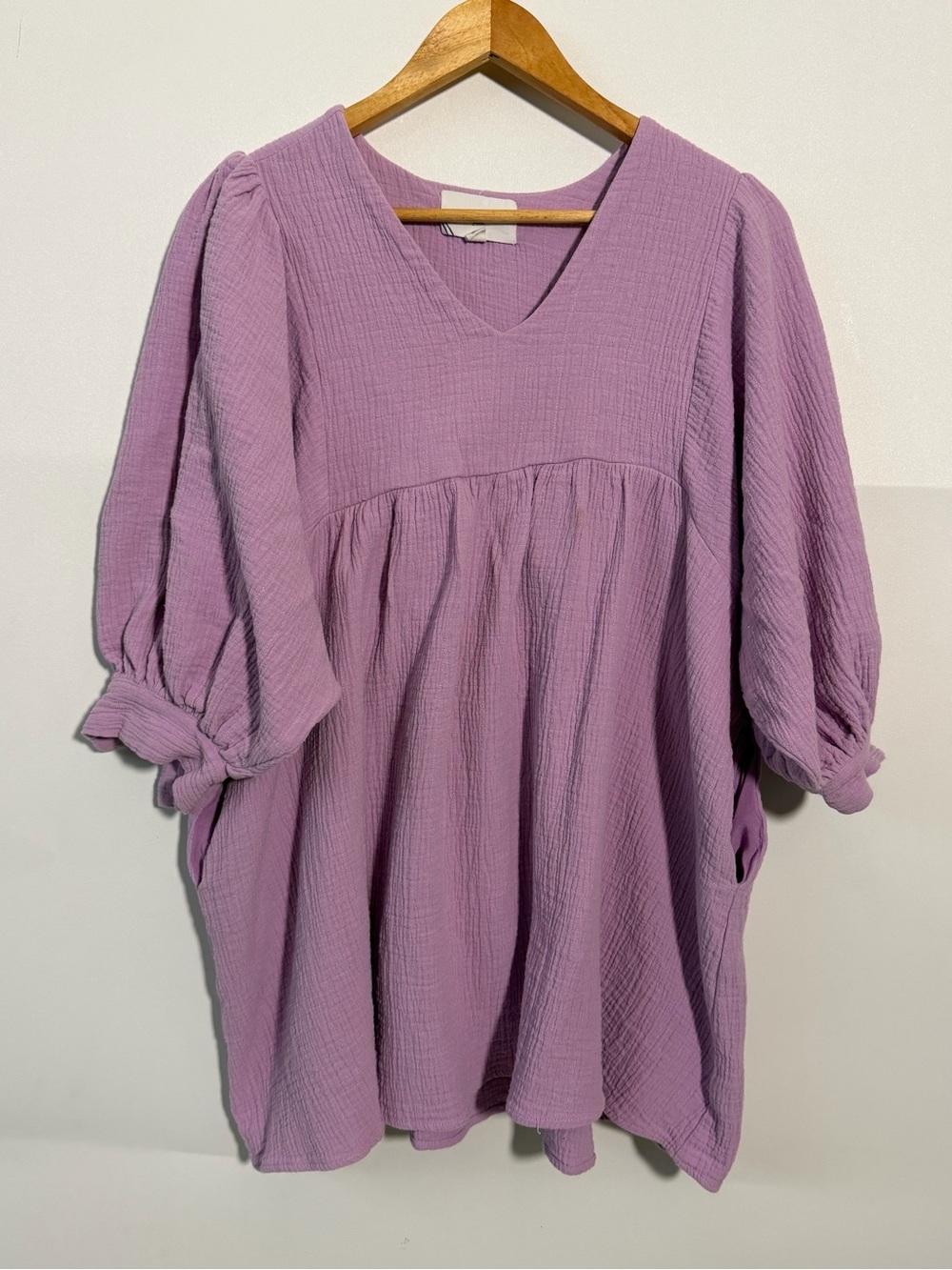 Pomander Place Millie Puff-Sleeve Babydoll Dress